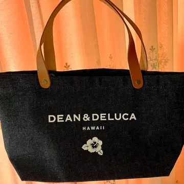 하와이 리츠칼튼 한정판 DEAN&DELUCA 가죽 데님 백