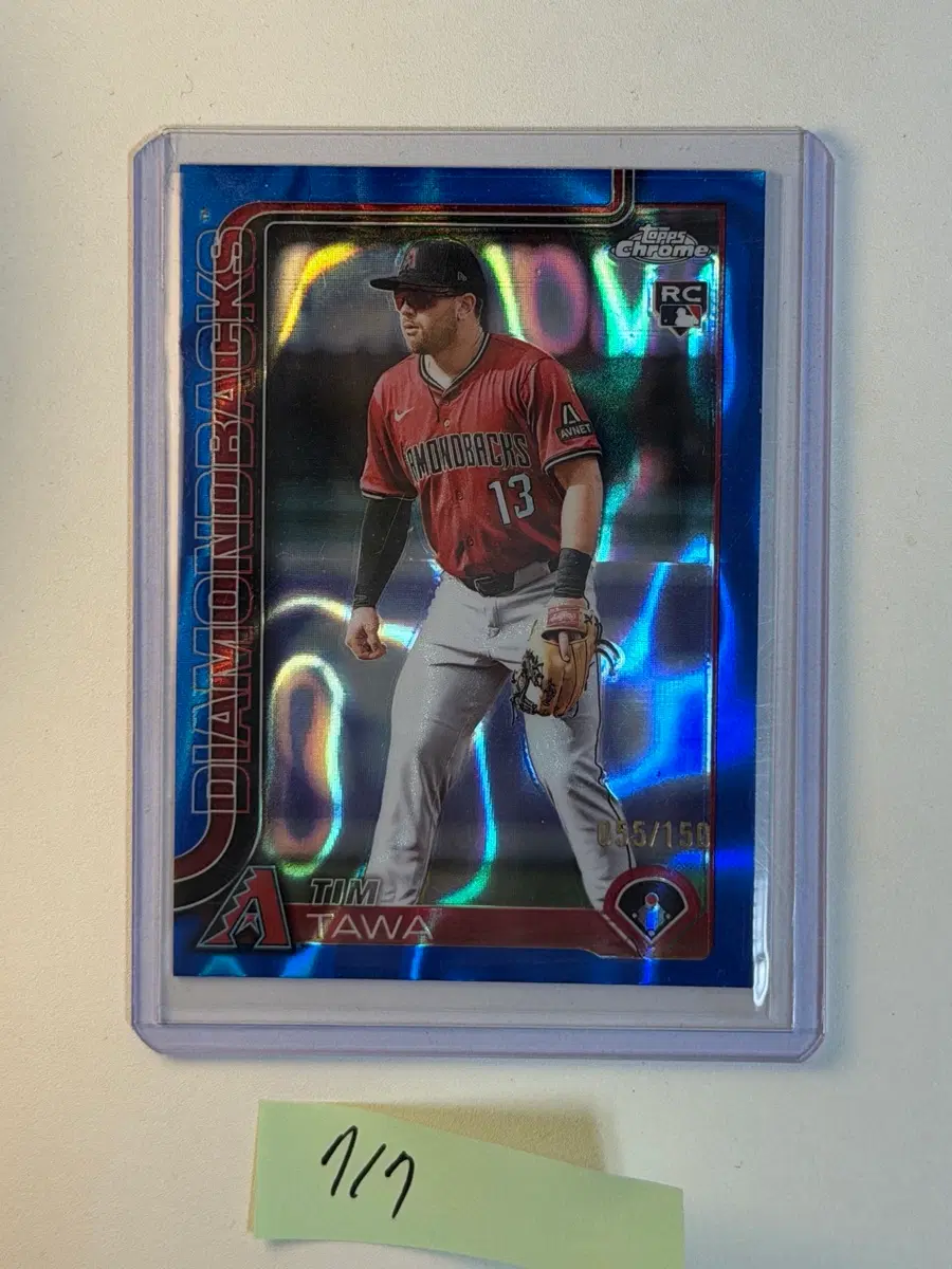 팀 타와 RC /150 한정 MLB Topps 야구카드