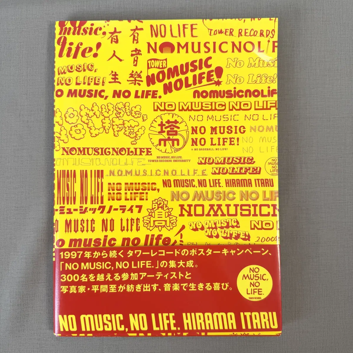NO MUSIC, NO LIFE 타워레코드 히라마 이타루 일본 JPOP 뮤지션 사진집