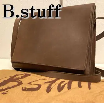 Bstuff 비스타프 가죽 천연 가죽 숄더백 브라운 사선 크로스백