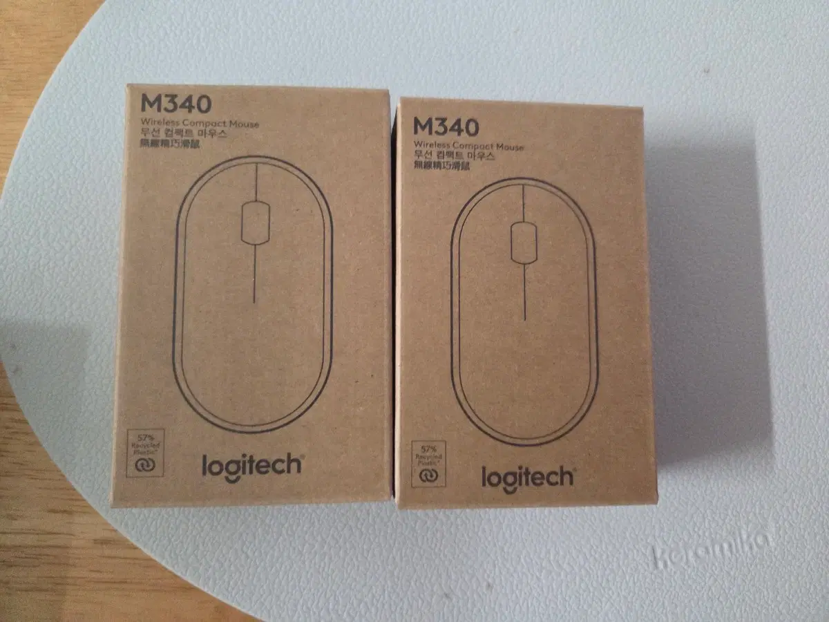 로지텍 정품 무선마우스 페블 M340 무소음 마우스 미개봉