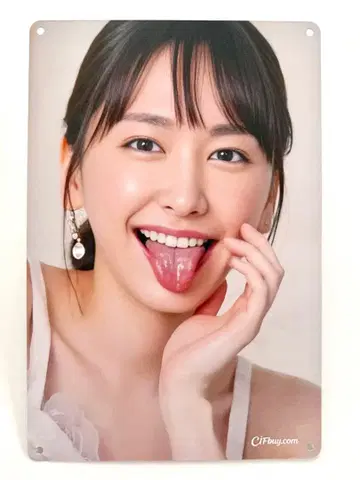 아라가키 유이 메탈 플레이트 양철 간판 미녀 아이돌