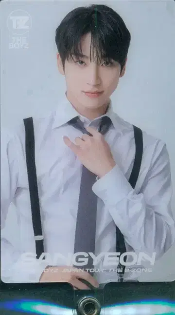 THE BOYZ THE B-ZONE JAPAN TOUR SANGYEON 스마트폰 스트랩 카드