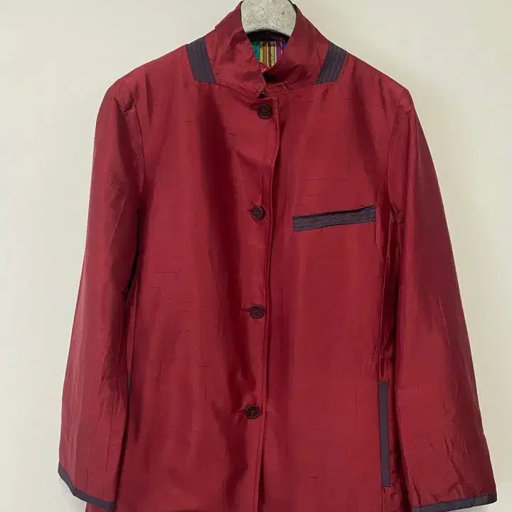 빈티지 ETRO made in italy 퓨어 실크 자켓