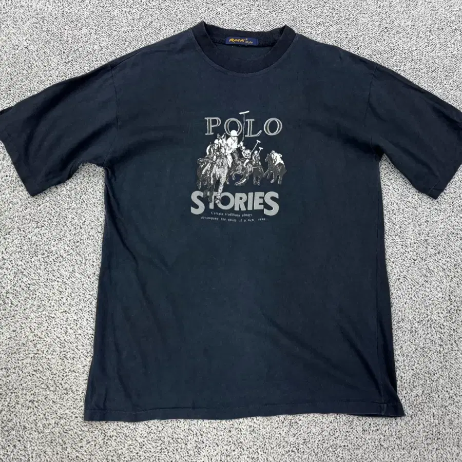 90s POLO STORIES 프린팅 티셔츠