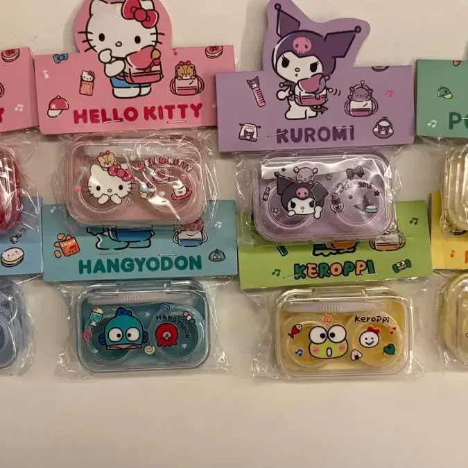 산리오 캐릭터 렌즈 통 세트