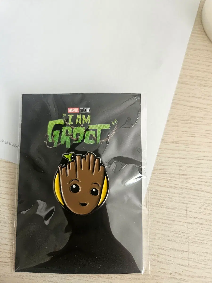 마블 스튜디오 아이 엠 그루트 핀뱃지