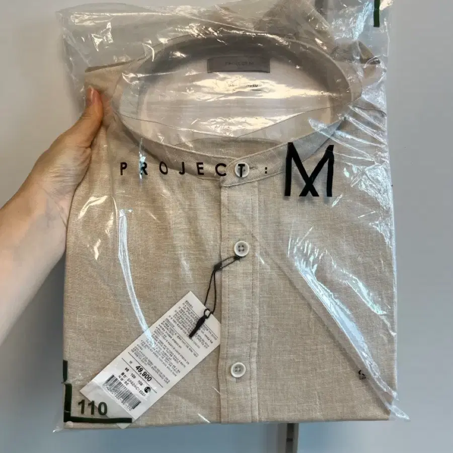 프로젝트엠 린넨셔츠(새제품)