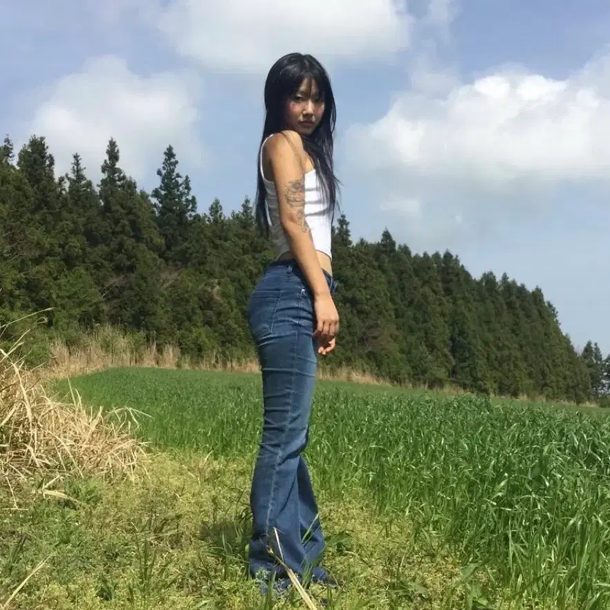 earthjigu 어스지구 부츠컷 데님 2 사이즈