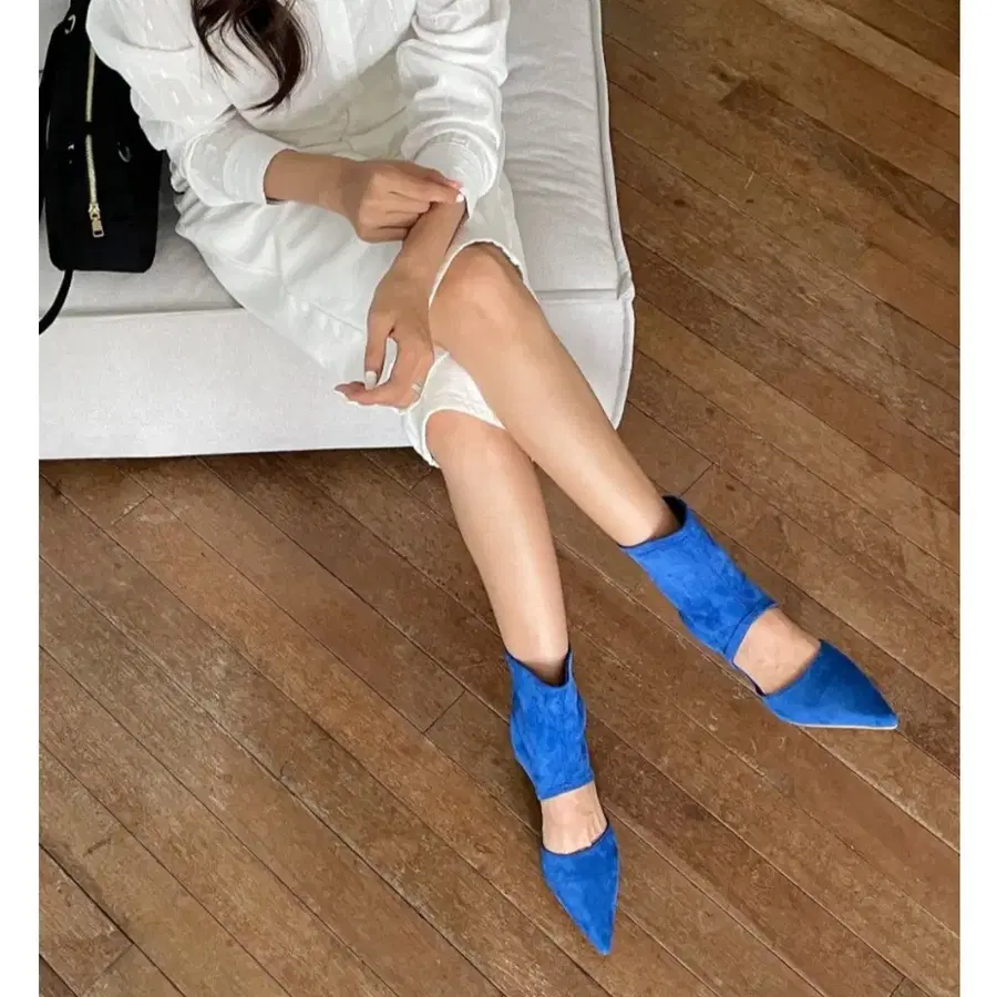 스웨이드 앵클 부츠(새상품)26년가을신상