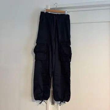 MACPHEE 코튼 레이온 몰스킨 카고 팬츠