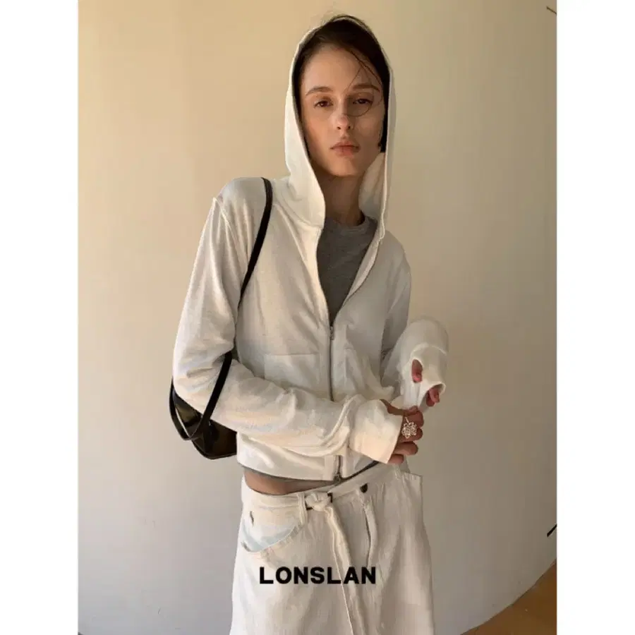 LONSLAN 론슬란 티셔츠 후드집업 3COLOR