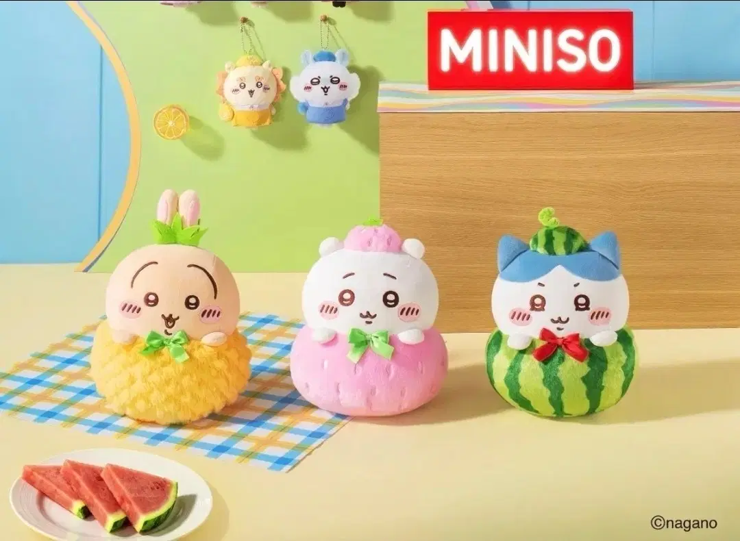 치이카와 중국 미니소 과일 누이 판매합니다