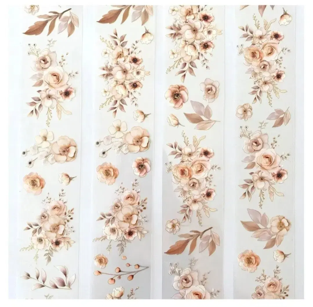 [온위즈] Magic Beige Flowers pet 마테컷