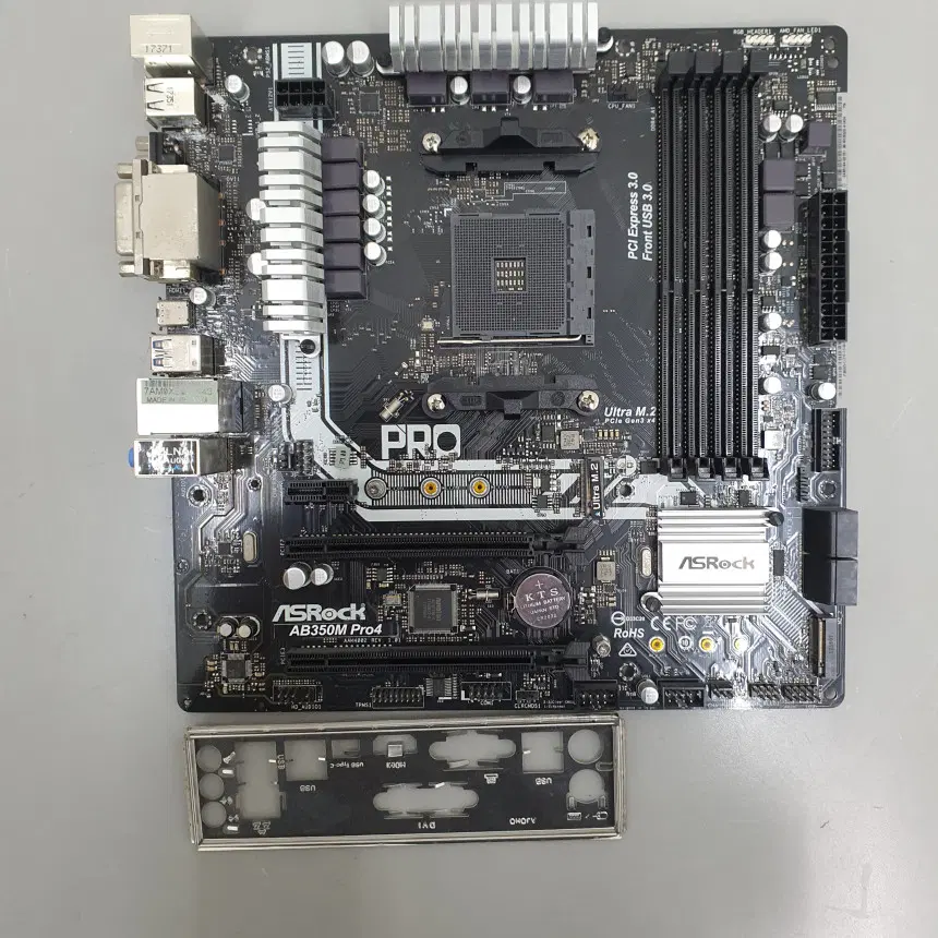 [무료배송] 중고 ASRock AB350M Pro4 AMD 메인보드