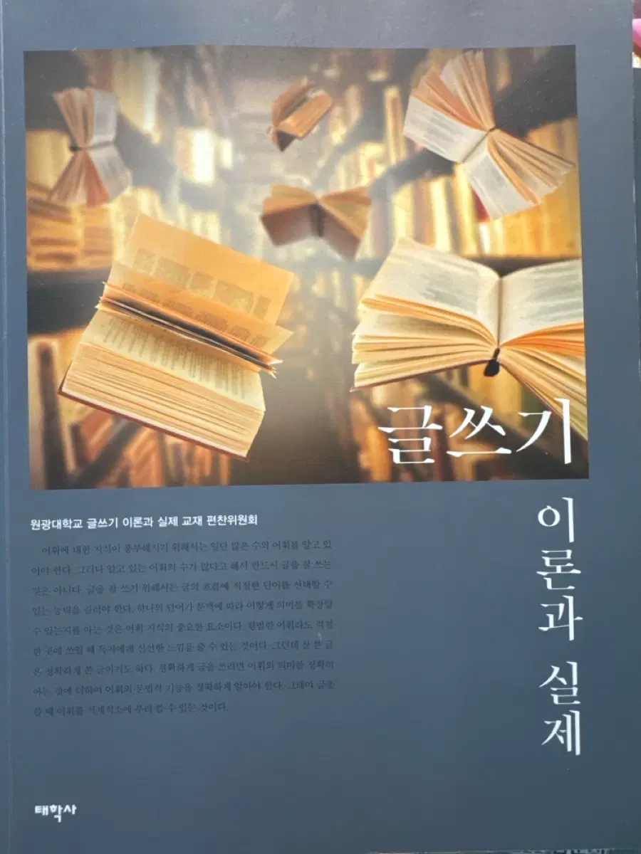 태학사 글쓰기 이론과 실제