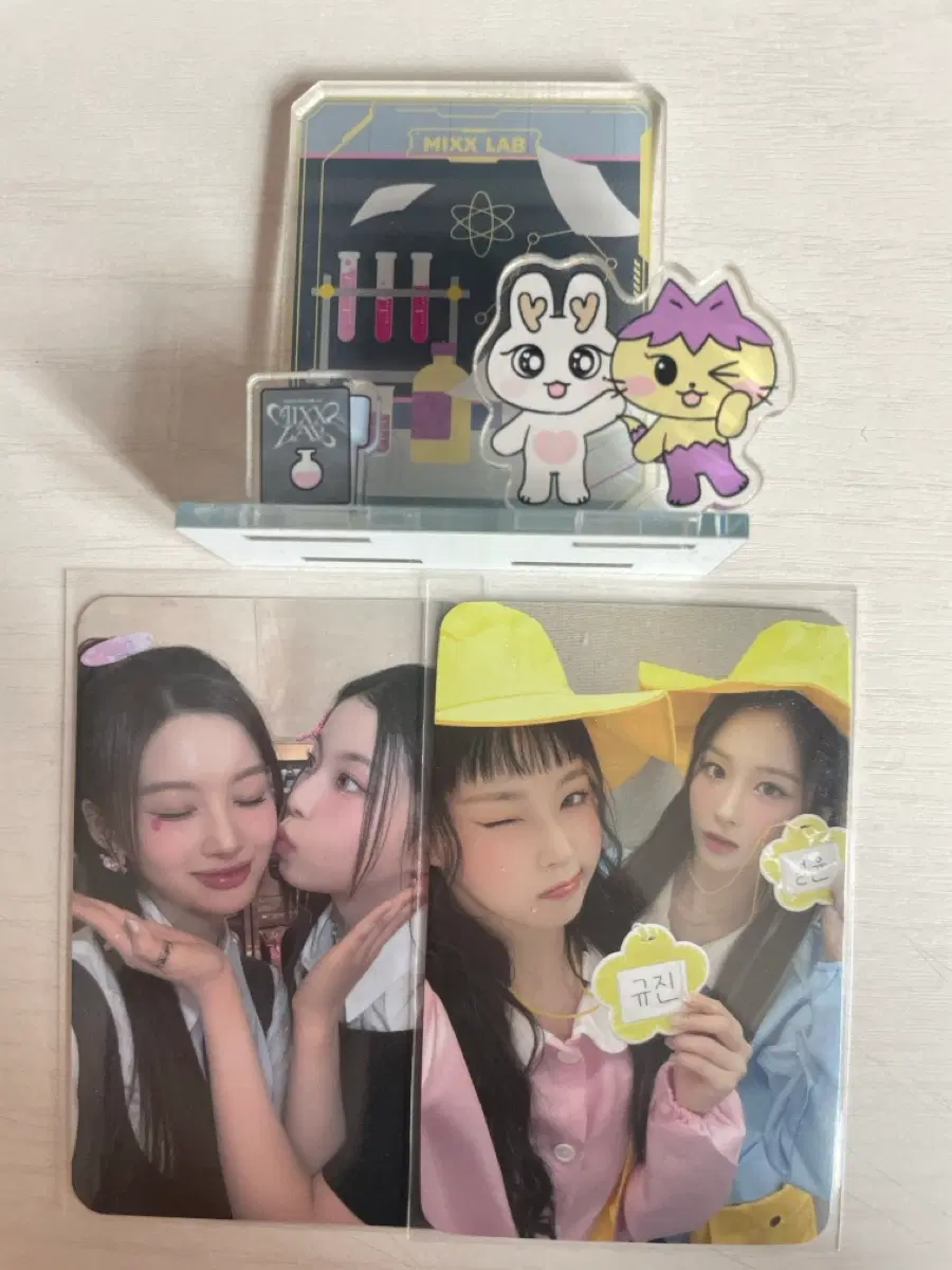 [일괄 양도]엔믹스 nmixx 설윤 규진 유닛포토카드 양도 믹스랩 콘서트 아크릴 스탠드 스틱아웃 stickout 사운드웨이브 특전