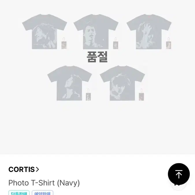 코르티스 제임스 L싸이즈 티셔츠
