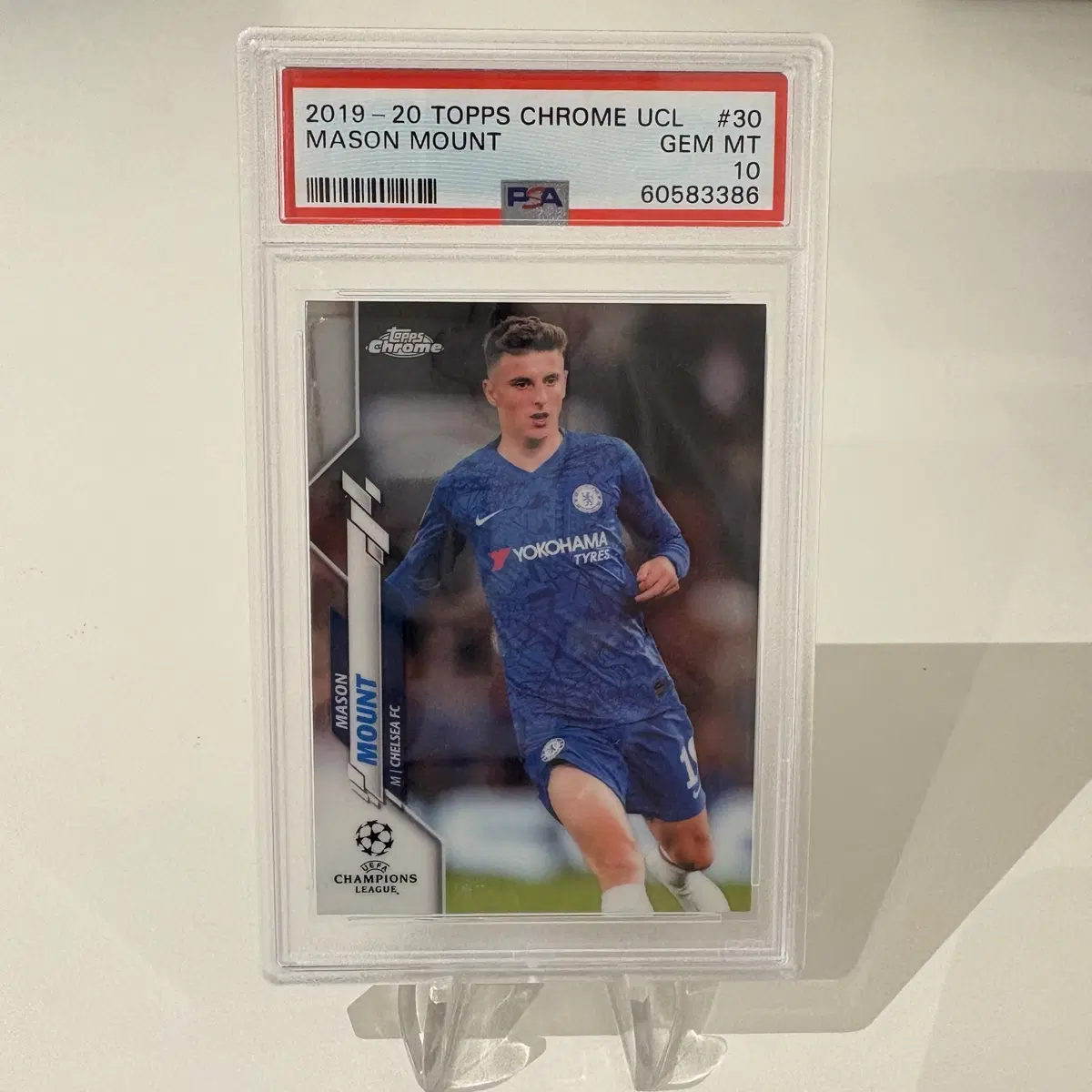 2019-20 탑스 크롭 첼시 메이슨 마운트 루키 PSA10 등급카드