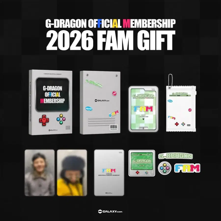 지드래곤 권지용 GD 오피셜 멤버십 FAM KIT 팸 키트 풀세트