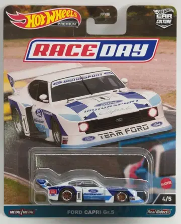 MATTEL 핫휠 카 컬처 레이스 데이 - 포드 카프리 Gr.5