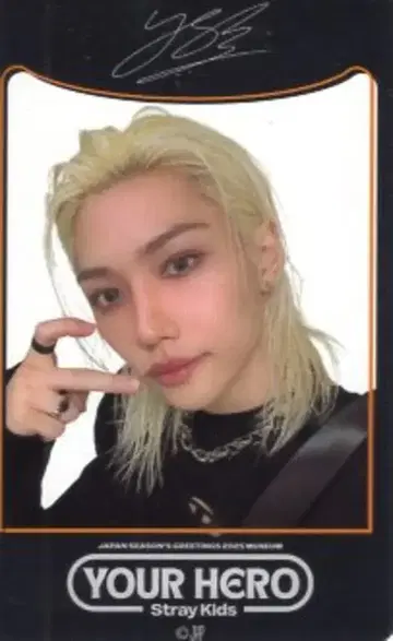 StrayKids SEASON'S GREETINGS 2025 MUSEUM FELIX YOUR HERO 클리어/블랙