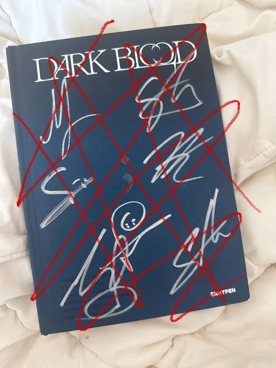 엔하이픈 비매 친필싸인 다크 블러드 앨범 DARK BLOOD 판매