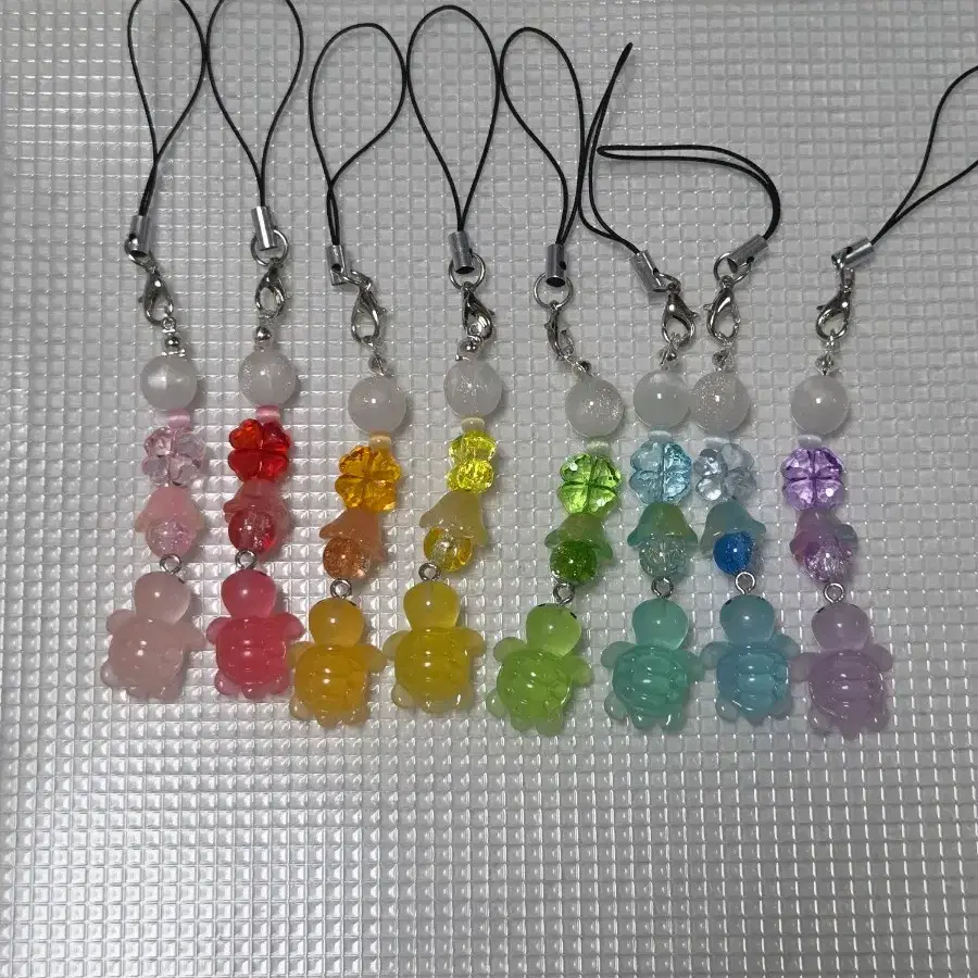 거북이 비즈 키링 (골드 거북이 증정!) (5+1이벤트)