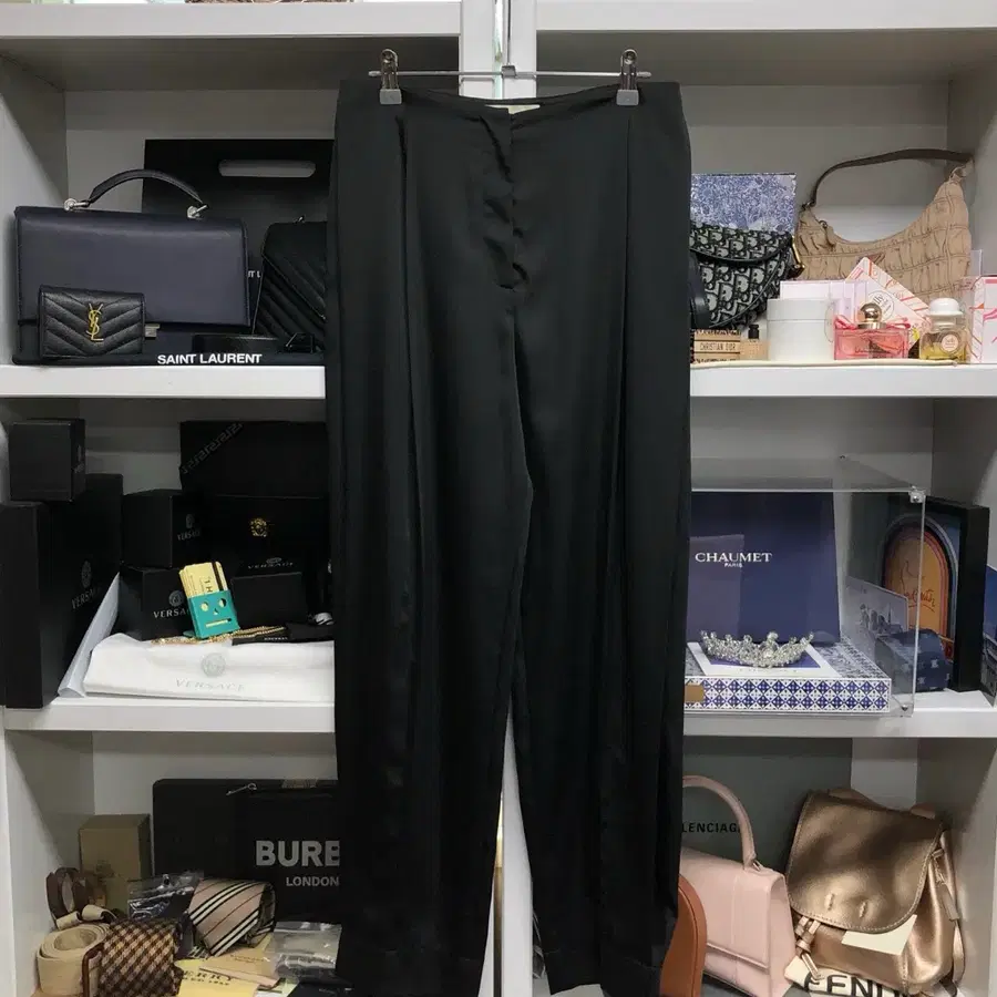 CEDRIC CHARLIER 세드릭 샬리에 블랙 와이드 팬츠