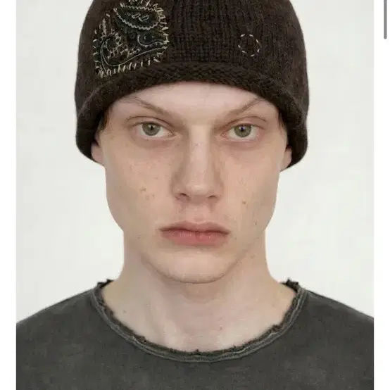 kusneuf patchwork knit beanie