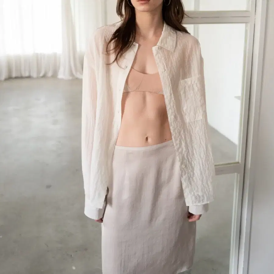 artto costanza summer shirt ivory