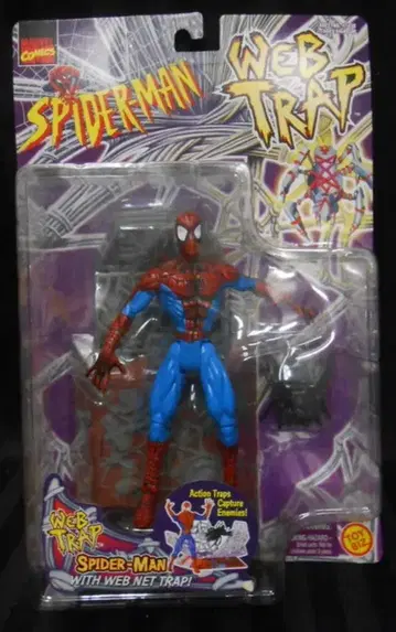 TOYBIZ (ACTION FIGURE) SPIDER MAN / WITH WEB NET TRAP