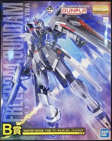 BANDAI SPIRITS 제일복권 기동전사 건담 건담 프라모델 2021 B상 MASTER GRADE 1/100 프리덤 건담 솔리드 클리어