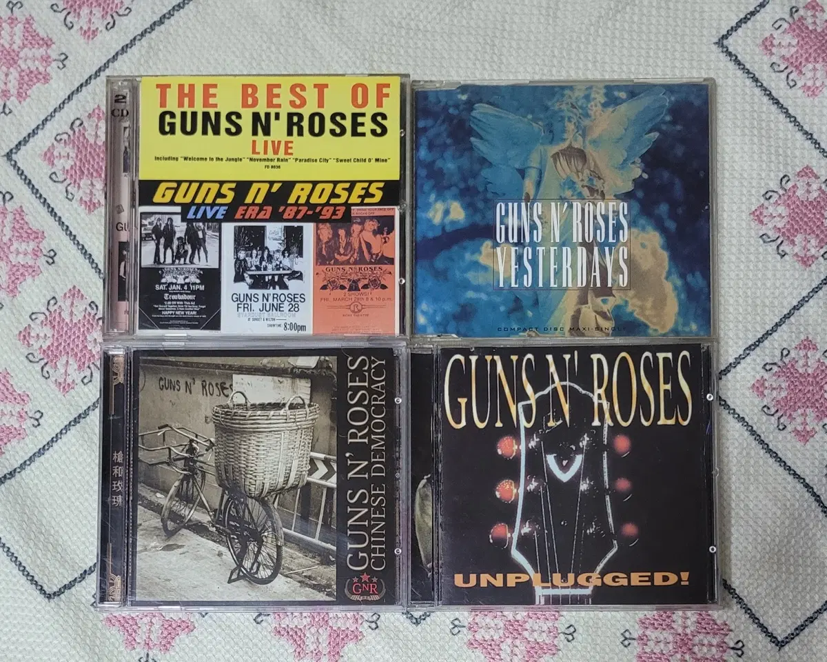 건즈 앤 로지즈 (Guns N' Roses) 시디 모음