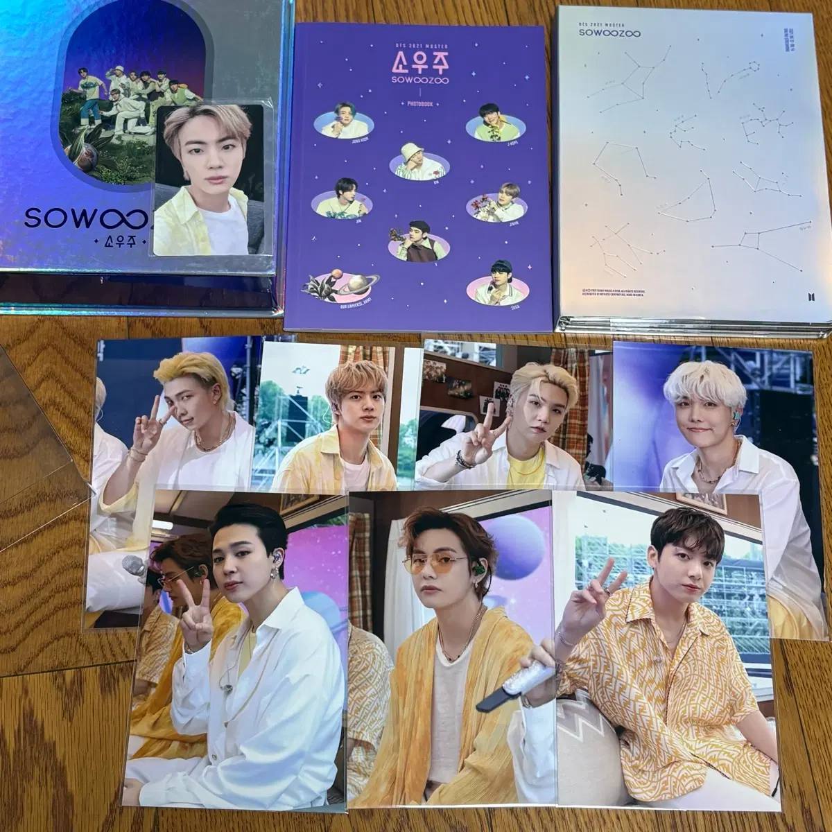 방탄 머스터 소우주 블루레이 석진 포카