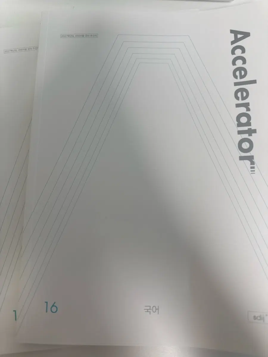 2027 시대인재 국어 엑셀레이터 2권