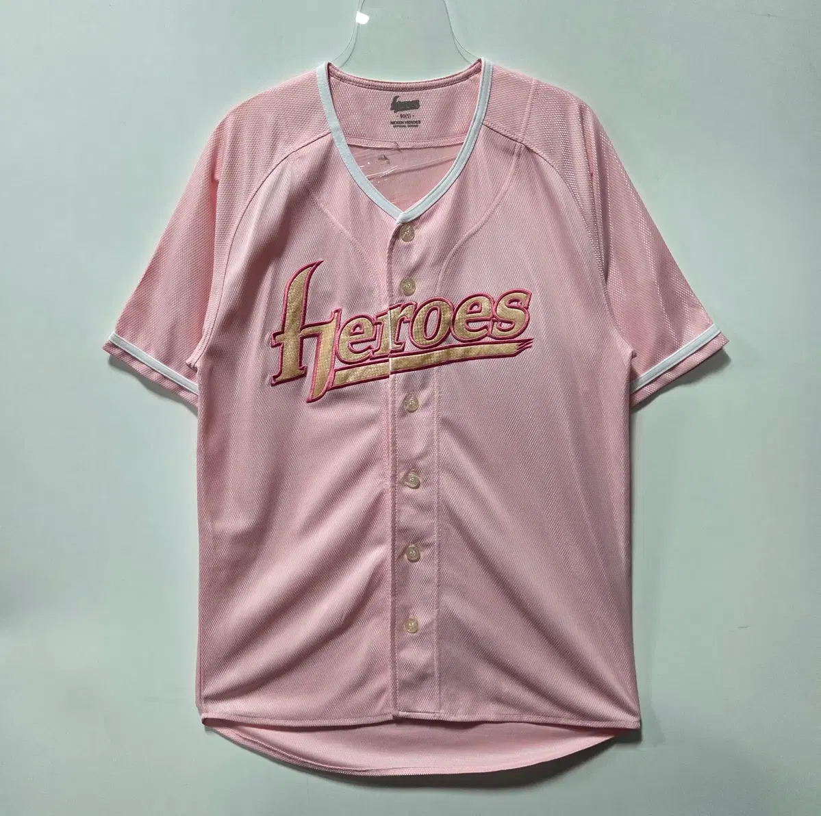 키움 히어로즈 KBO 핑크 반팔 유니폼 90 26081811