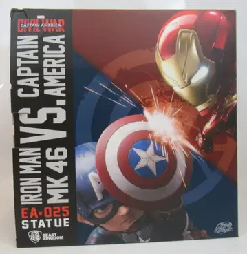 BEAST KINGDOM EGG ATTACK STATUE 아이언맨 MK46 VS 캡틴 아메리카