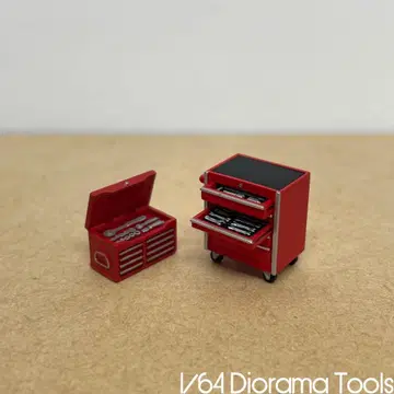 1/64 디오라마 툴 툴 캐비닛 세트
