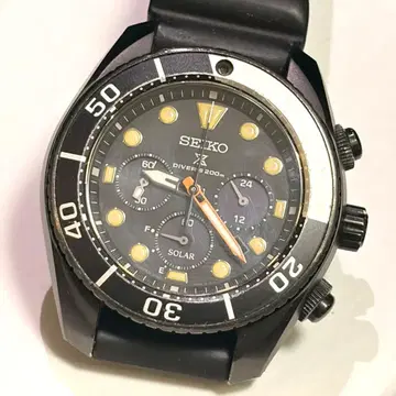 가동품 레어 SEIKO V192-0AE0 전파 솔라 손목시계 프로스펙스