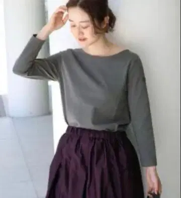 [ 새상품급 ] LE MINOR 루미노아 별주 풀오버 그레이 이에나 프랑스제