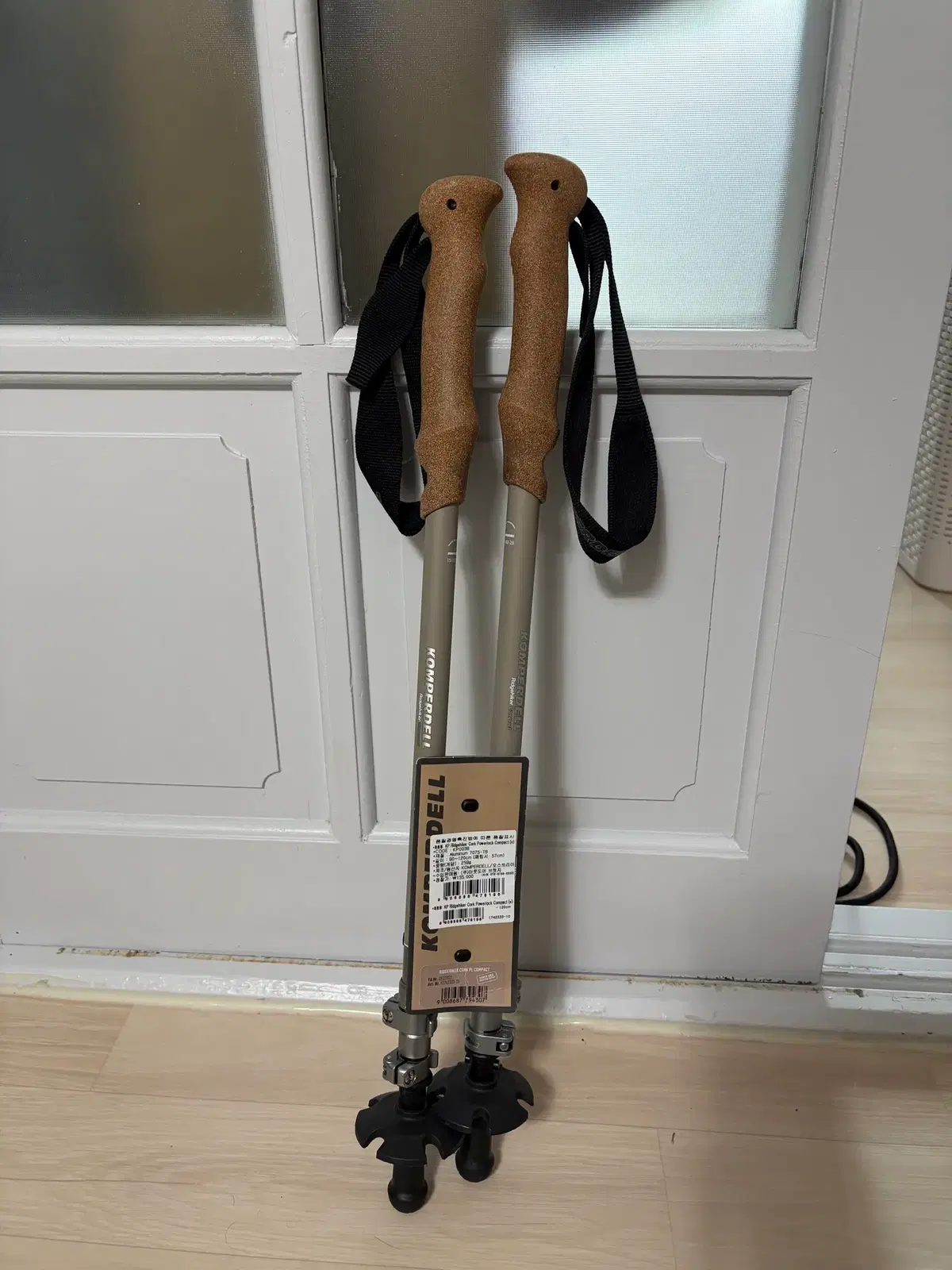 KOMPERDELL 릿지하이커 코르크 파워락 컴팩트 폴 120cm