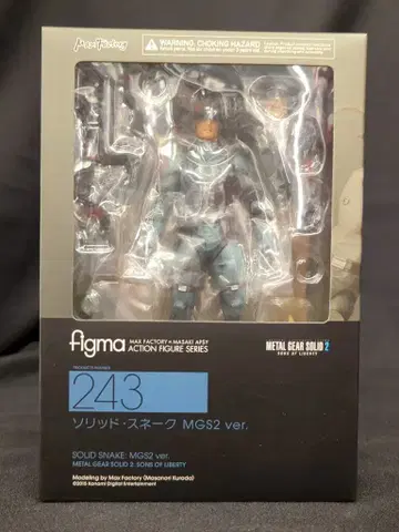 MAXFACTORY figma METAL GEAR SOLID 2: SONS OF LIBERTY 솔리드 스네이크 MGS2 ver 243