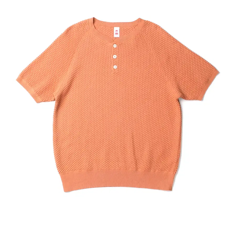 Chah Chah HENRYNECK WAFFLE KNIT TEE