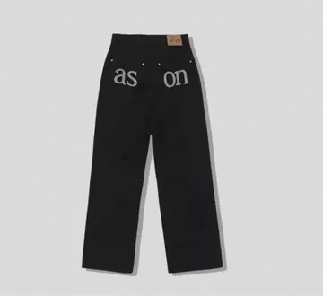 as'on 아즈온 SMOG WIDE PANTS 블랙 ason 한국