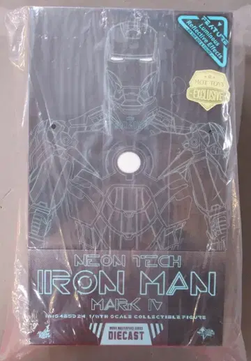 HOTTOYS MOVIE MASTERPIECE DIECAST NEON TECH IRON MAN MARK IV MMS485
