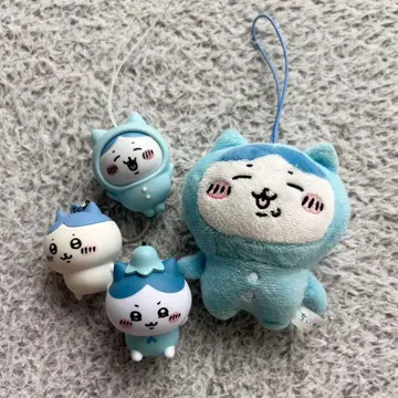 치이카와 (먼작귀) 하치와레 봉제 인형 마스코트 세트