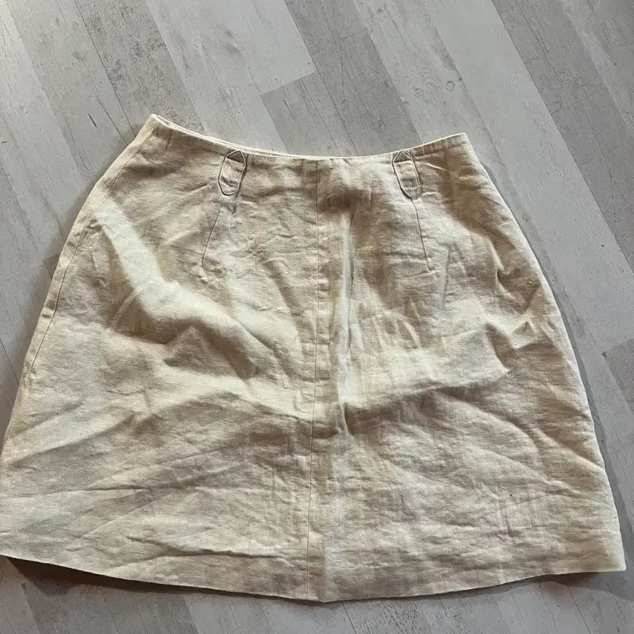 막스마라 린넨 랩 스커트