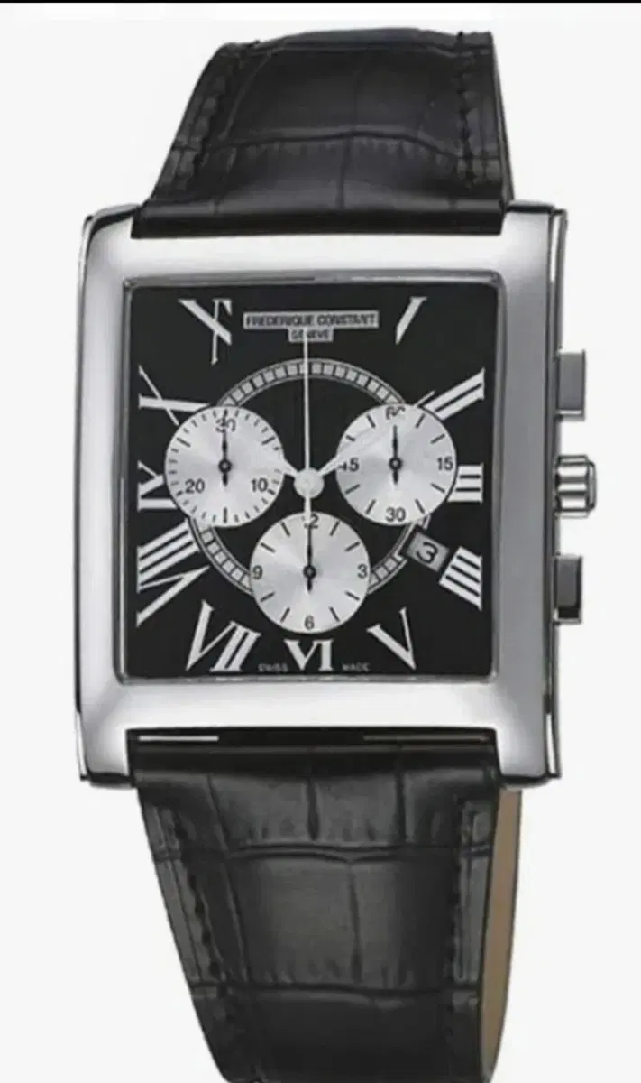 프레드릭 콘스탄트(Frederique Constant) 까레 크로노그래프 쿼츠 시계(최소 Used A+급 이상)