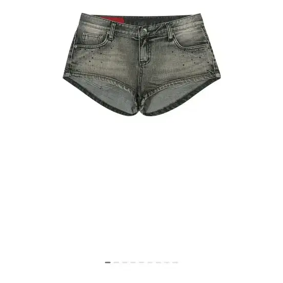 보헤미안서울 JEWEL DENIM SHORTS, GRAY